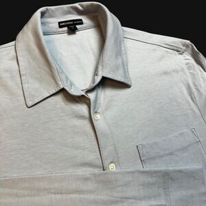 James Perse Standard Men's light blue Cotton Button-Up Shirt Regular Fit Size 1